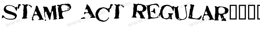 Stamp Act Regular字体转换